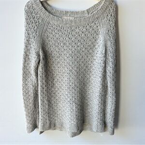 Banana Republic Oversized Women's Gray Knit Sweater Size M